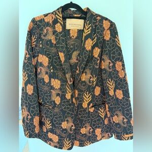 Scotch & Soda Black and Orange Patterned Pantsuit